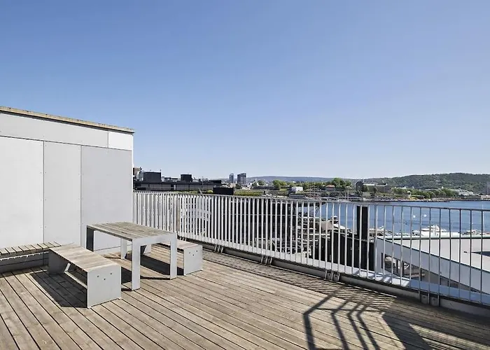 Apartmán Tjuvholmen - Balcony With Seaview & 2 Bedrooms Oslo